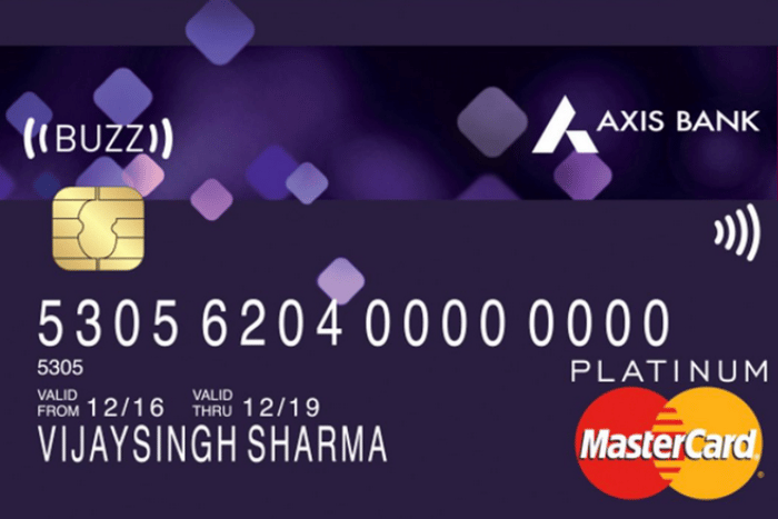 Axis Bank Buzz Credit Card (MasterCard)