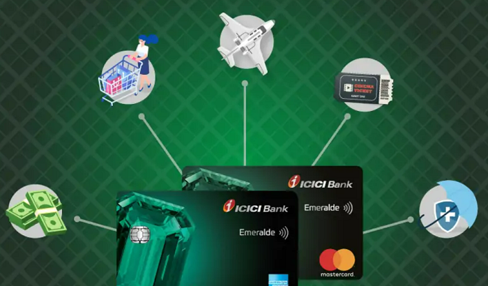 icici bank emeralde credit card (an american express network)