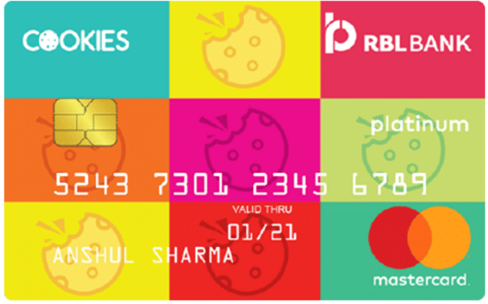 rbl bank cookies credit card