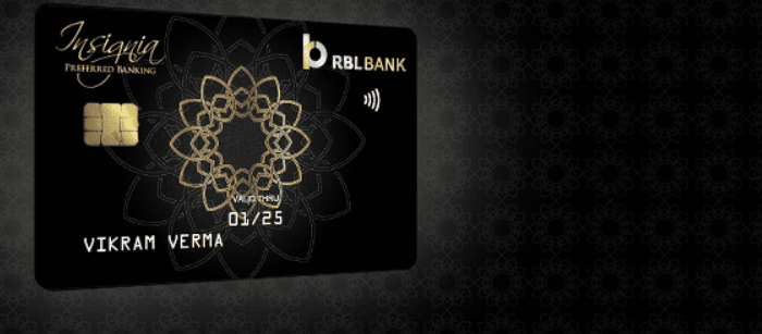rbl bank insignia preferred banking world card